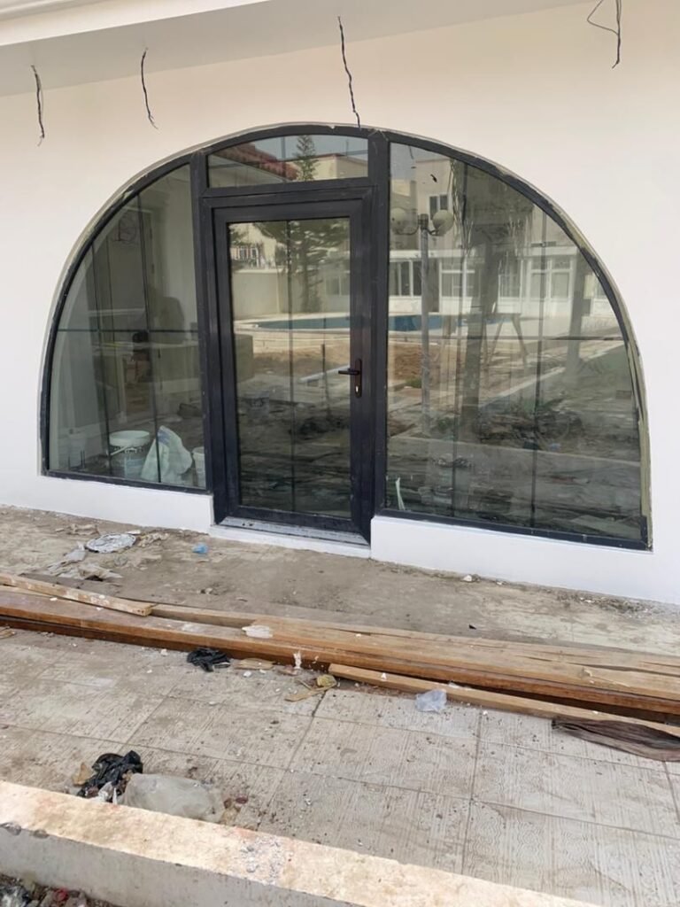 designed aluminium door