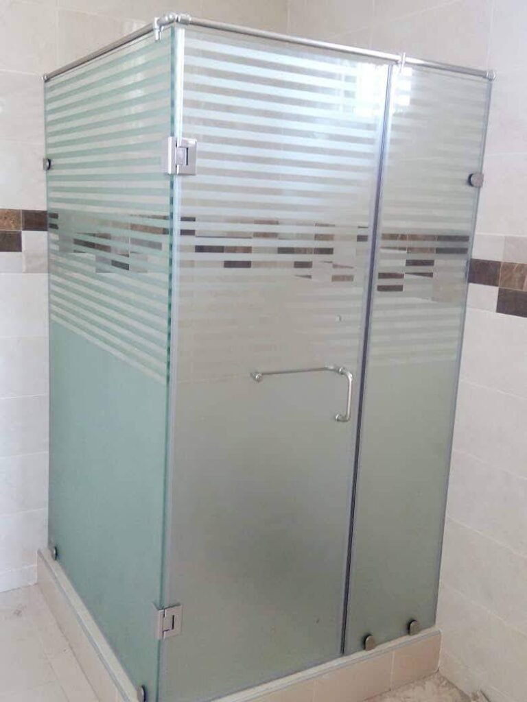 shower glass (cubicle)